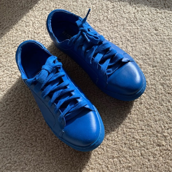 Reaction Kenneth Cole Shoes - Reaction Kenneth Cole “Joey” Leather Sneakers, Size 6